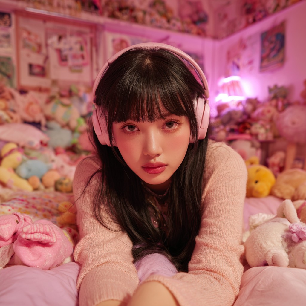 핑크빛 방