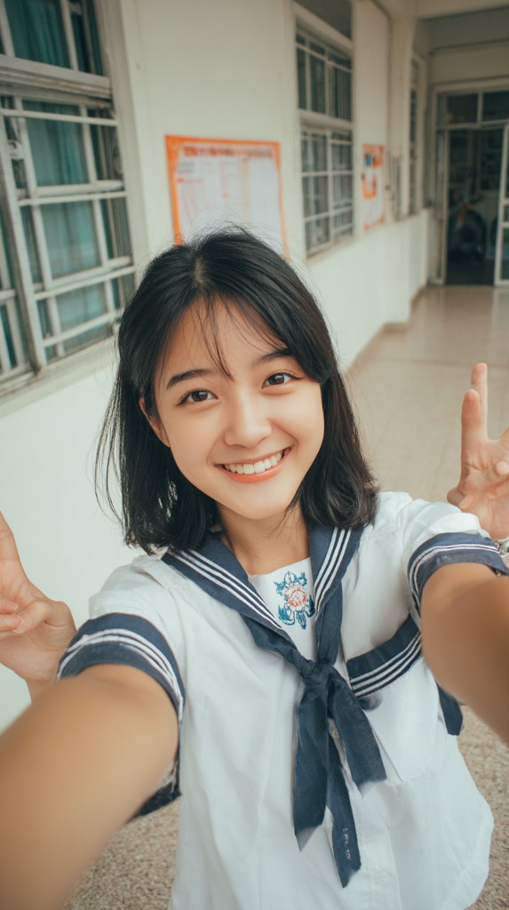 교복 셀카